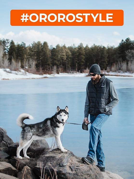 ORORO Men's Lightweight Heated Vest with Battery Pack