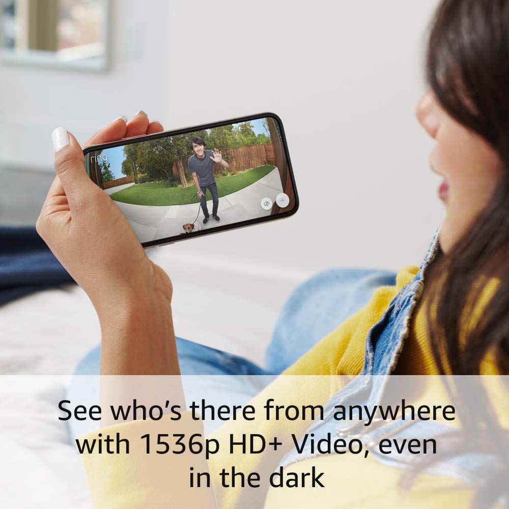 Ring Wired Doorbell Pro | 1536p HD, 3D Motion, Alexa Greetings