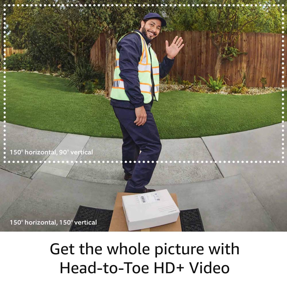 Ring Wired Doorbell Pro | 1536p HD, 3D Motion, Alexa Greetings