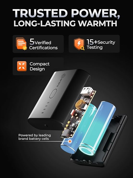 ORORO Women's Lightweight Heated Vest with Battery Pack